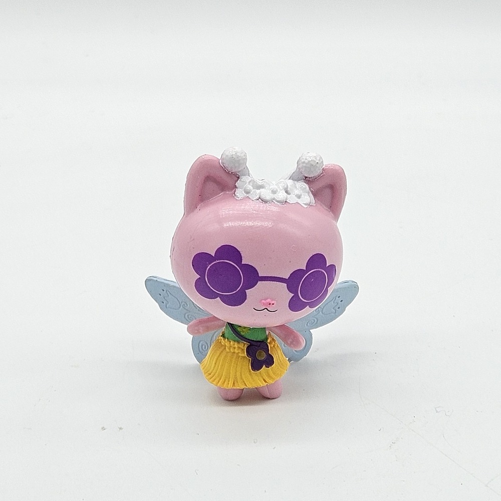 Gabby's Dollhouse Kitty Fairy Figure Kids OS Pink Yellow Flower Sunglasses Toy